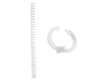 5Pcs Binding Strip Lightweight Flexible Detachable Handmade Reusable Multipurpose Long-lasting 30-hole Round Hole Coil Binding Ring for Student