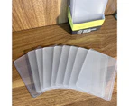 25Pcs Game Card Holder Waterproof Dust-proof 35PT Transparent PVC Game Card Protector with Protective Film for NBA Photo Card-Transparent