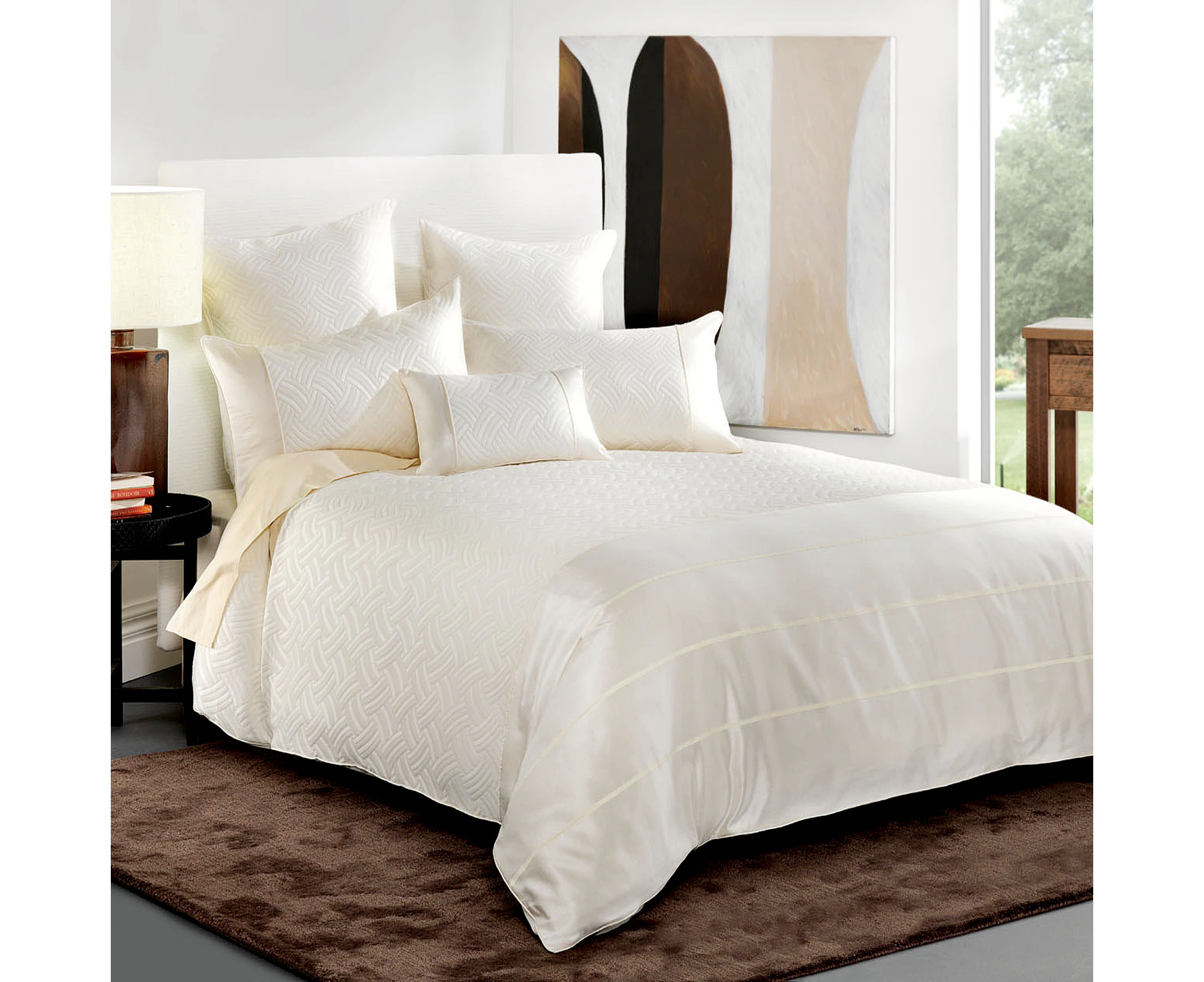 Balmain Cream Quilt Cover Set