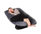 Pregnancy Pillows, U Shaped Pregnancy Body Pillow for Sleeping,  Maternity Pillow for Pregnant Women, (lake blue,135x75cm)
