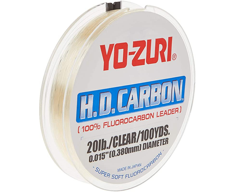 45kg/30-Yard, Clear) - Yo-Zuri H.D. Carbon Fluorocarbon Leader