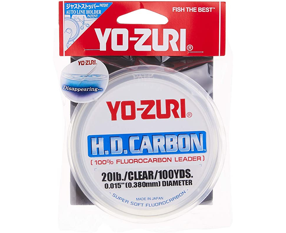 45kg/30-Yard, Clear) - Yo-Zuri H.D. Carbon Fluorocarbon Leader