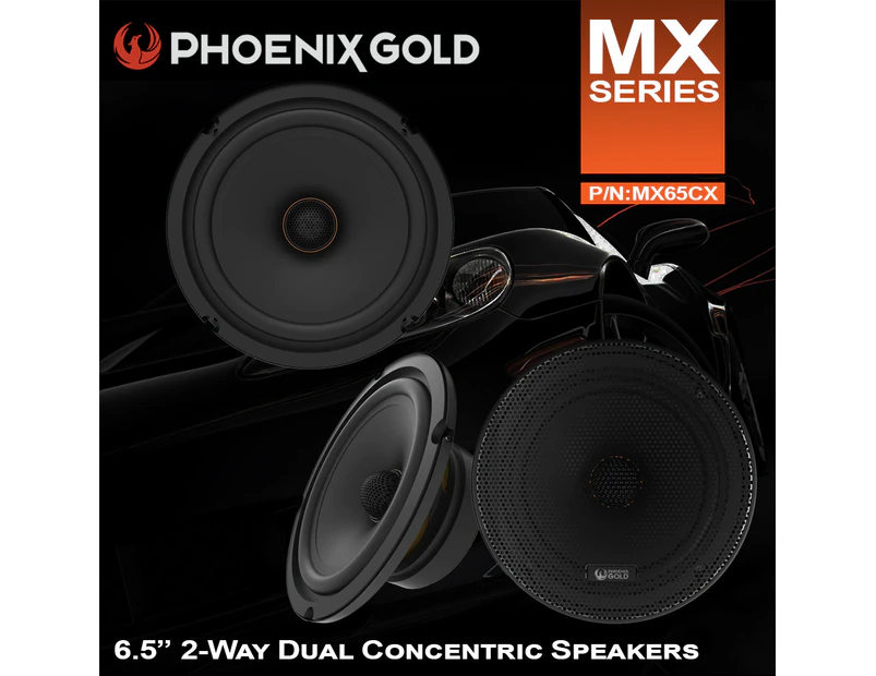 Phoenix Gold MX Series 6.5" Coaxial Speakers