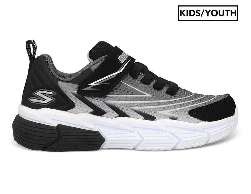 Skechers Boys' Vector Matrix Voltonik Sneakers - Charcoal/Black