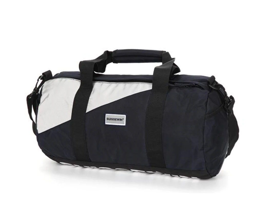 Swiss Waterproof Gym Sport Bag Crossbody Travel Duffel Bag Black