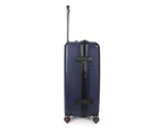 SWISS Luggage Suitcase Lightweight with TSA locker 8 wheels 360 degree rolling HardCase 20" 26" 2 Pieces Set Suitcase Blue