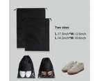 18PCS Travel Shoe Bag,Large Portable Drawstring Shoes Storage Bags,S+M