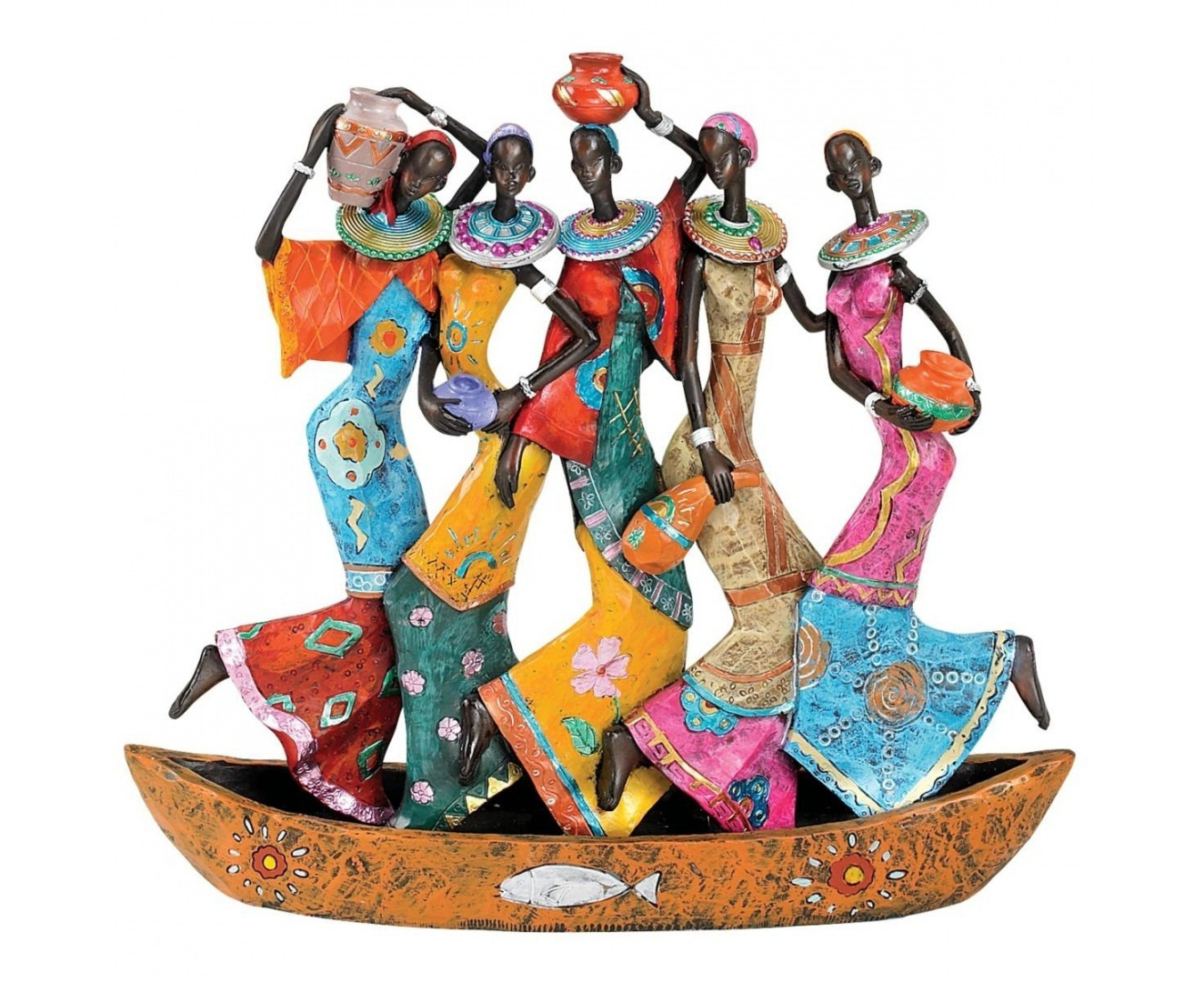 Design Toscano The Maiden Water Carriers Of Ghana Sculpture Catch