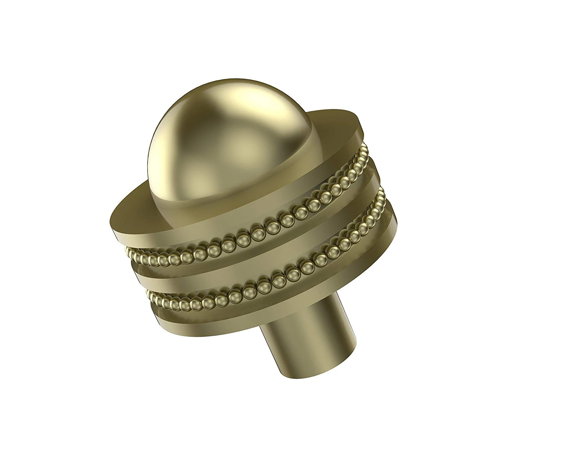 (Brass Finish, Satin) - 2.5cm - 1.3cm Cabinet Knob (Build to Order)