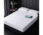 Mattress Protector Water-resistant Topper Cover 152 x 203cm