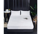 Water Resistant Bedding Mattress Protector Cover 137 x 190cm