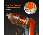 45Pcs Cordless Screwdriver Rechargeable Electric Combi Power Drill Bits Tool Set