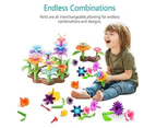 104 PCS Grow Your Own Flowers Garden Building Toys For Girls Educational Activity For Preschool Child