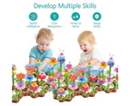 104 PCS Grow Your Own Flowers Garden Building Toys For Girls Educational Activity For Preschool Child