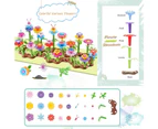 104 PCS Grow Your Own Flowers Garden Building Toys For Girls Educational Activity For Preschool Child