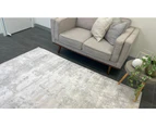 Porter Light Grey Ivory Contemporary Abstract Rug