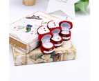 Jewelry Storage Container Multifunctional Portable Red 3D Santa Claus Organizer Box Household Supplies-Red