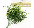 1Pc Plastic Fake Artificial Green Grass Bonsai Craft Garden Home Office Decor-Green