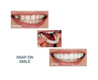 2Pcs/Set Teeth Denture Upper Snap on Smile Natural Flex Denture Cover Teeth Cosmetic Veneers for Dental Clinic