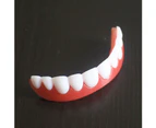Simulation False Upper Tooth Teeth Whitening Strip Denture Brace Oral Care Toy-Primary Color