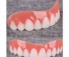 Simulation False Upper Tooth Teeth Whitening Strip Denture Brace Oral Care Toy-Primary Color