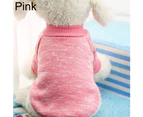 Cute Pet Coat Dog Jacket Winter Clothes Puppy Cat Sweater Clothing Coat Apparel-Pink M