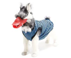 Adorable Stripe Pet Dog Puppy Cat Vest Clothes Costume Breathable Apparel Outfit-Green XS