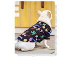 Hawaii Style Breathable Comfortable Short Sleeve Dog Puppy Shirt Pet Clothing- L