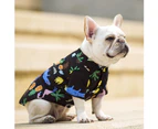 Hawaii Style Breathable Comfortable Short Sleeve Dog Puppy Shirt Pet Clothing- M