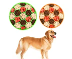 Pet Honeycomb Design Anti-Gulping Non Skid Slow Feeder Eating Dogs Cats Bowl-Green S