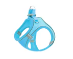 Traction Rope Reflective Breathable Nylon Pet Vest Dog Harness for Puppy-Blue L