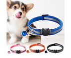 4Pcs/Set Pet Collar Comfortable Anti-Lock Flexible Reflective Bells Small Dog Cat Regular Collar Pet Accessories
