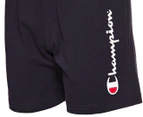 Champion Boys' Script Jersey Shorts - Navy