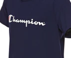 Champion Youth Boys' Script Tee / T-Shirt / Tshirt - Navy