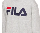 Fila Kids' Unisex Classic Crew Sweatshirt - Silver Marle