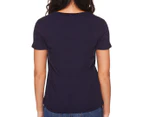 Tommy Hilfiger Women's Tina Madison Tee / T-Shirt / Tshirt - Sky Captain