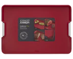 Joseph Joseph Extra Large Cut&Carve Plus Chopping Board - Red