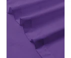 Justlinen Luxe Perfect Bamboo Blend Sheet Set Soft All Size Sheet-Purple