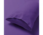 Justlinen Luxe Perfect Bamboo Blend Sheet Set Soft All Size Sheet-Purple