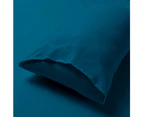 Justlinen Luxe Perfect Bamboo Blend Sheet Set Soft All Size Sheet-Biscay blue