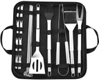 BBQ Grill Tool Set,  Barbecue Utensils Kit for Backyard Outdoor Camping (20 PCS)