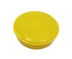 Orthodontic Retainer Box Wear-Resistant Vent Hole Design with Mirror Dental Mouthguard Denture Holder Mouthpiece Case for Unisex-Yellow