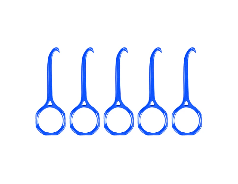 5Pcs Orthodontic Braces Extractor Non-slip Ring Comfortable Hold Portable Invisible Teeth Aligner Removal Tools Dental Care-Blue