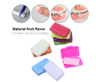 1Box Braces Wax Fruit Scent Sticky Enough Oral Care Braces Aligners Use Dental Wax for Home-Color Random