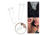 1 Bottle 4g Teeth Adhesive Gel Fitting Beads Temporary Teeth Repairing User-friendly Cosplay Fake Teeth Filling Beads for Halloween-White
