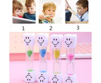 Brushing Timer, 3 Minute Dental Hourglass for Kids, Tooth Brushing Sand Timer - Yellow