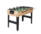 10-in-1 Games Table Soccer Foosball Pool Table Tennis Air Hockey Chess Cards