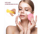 Compressed Facial Sponge Face Cleansing Sponge Makeup Removal Sponge Pad Exfoliating Wash Round Face Sponge - Pink
