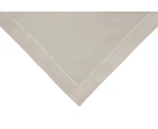 Rans Elegant Hemstitch 100% Cotton  Napkins | 45 cm x 45 cm | Set of 4 - Oatmeal