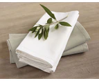 Rans Elegant Hemstitch 100% Cotton  Napkins | 45 cm x 45 cm | Set of 4 - Oatmeal